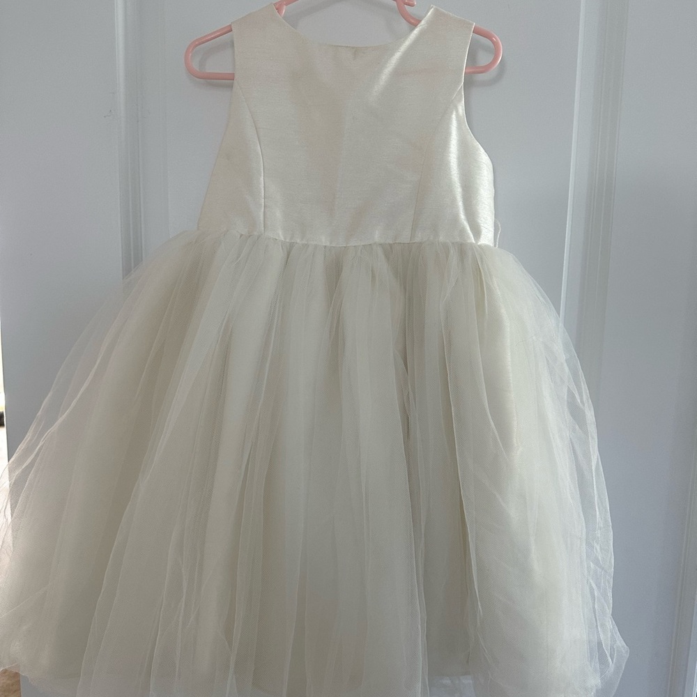 David’s Bridal ivory Flower Girl dress